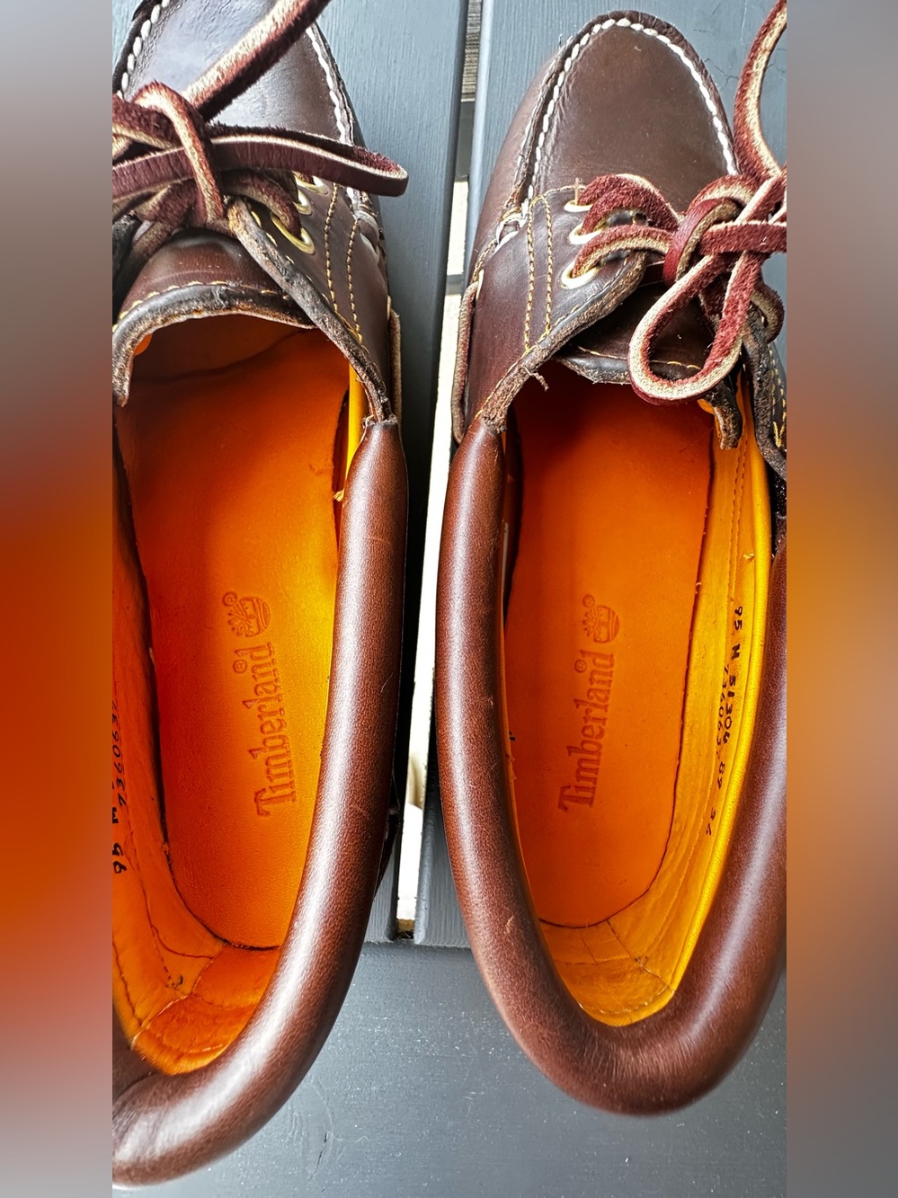 Timberland Authentics 3-Eye Boat Shoe women. Size 9.5 - Picture 5 of 7